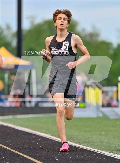 Thumbnail 2 in IHSAA Delta Sectionals (3200 Meter)  photogallery.
