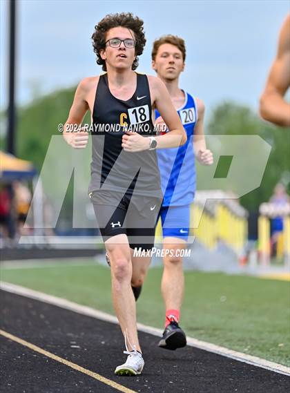 Thumbnail 2 in IHSAA Delta Sectionals (3200 Meter)  photogallery.
