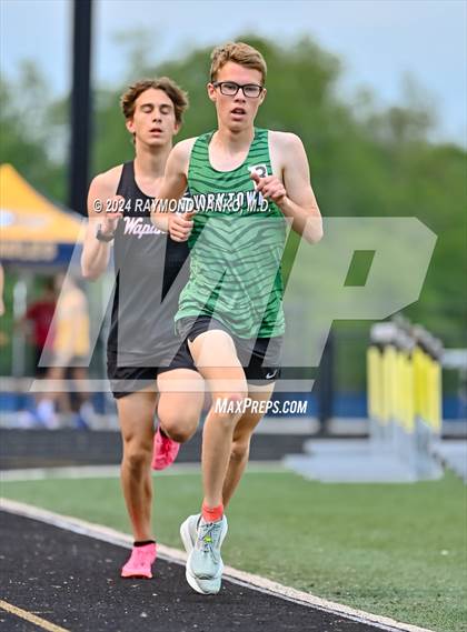 Thumbnail 1 in IHSAA Delta Sectionals (3200 Meter)  photogallery.