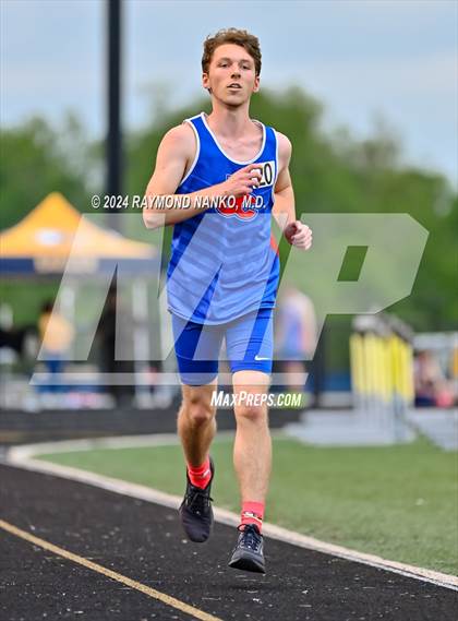 Thumbnail 3 in IHSAA Delta Sectionals (3200 Meter)  photogallery.