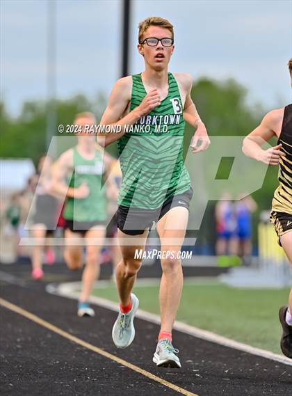 Thumbnail 3 in IHSAA Delta Sectionals (3200 Meter)  photogallery.