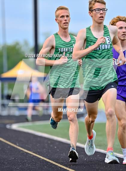 Thumbnail 3 in IHSAA Delta Sectionals (3200 Meter)  photogallery.