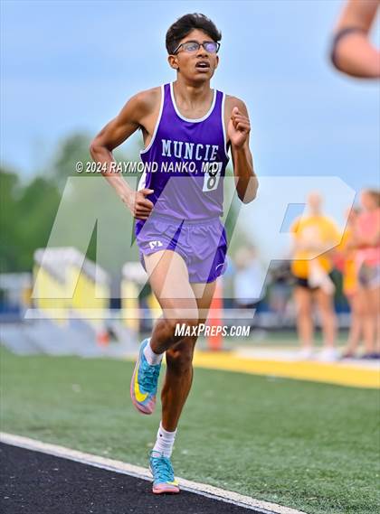 Thumbnail 2 in IHSAA Delta Sectionals (3200 Meter)  photogallery.