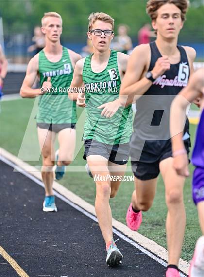 Thumbnail 1 in IHSAA Delta Sectionals (3200 Meter)  photogallery.