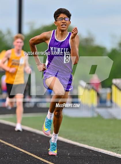 Thumbnail 2 in IHSAA Delta Sectionals (3200 Meter)  photogallery.