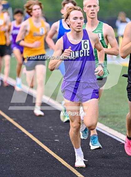 Thumbnail 2 in IHSAA Delta Sectionals (3200 Meter)  photogallery.