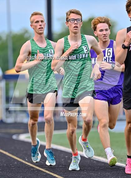 Thumbnail 2 in IHSAA Delta Sectionals (3200 Meter)  photogallery.