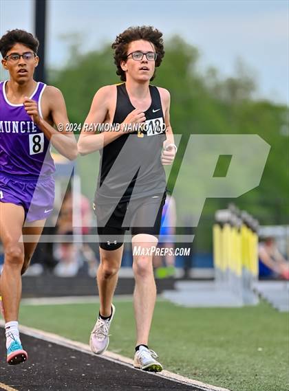 Thumbnail 2 in IHSAA Delta Sectionals (3200 Meter)  photogallery.