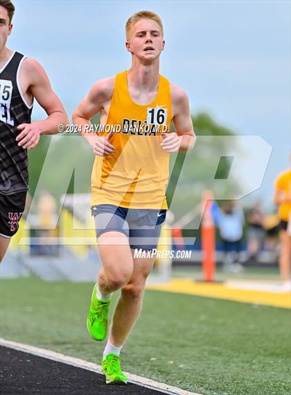 Thumbnail 2 in IHSAA Delta Sectionals (3200 Meter)  photogallery.