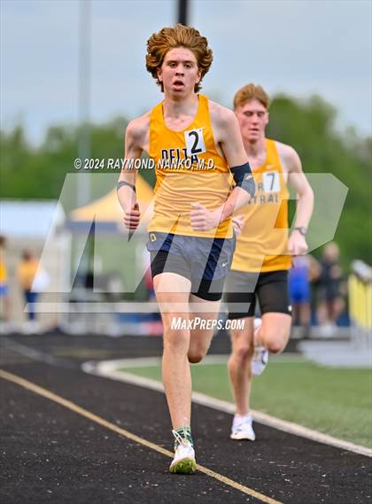 Thumbnail 3 in IHSAA Delta Sectionals (3200 Meter)  photogallery.