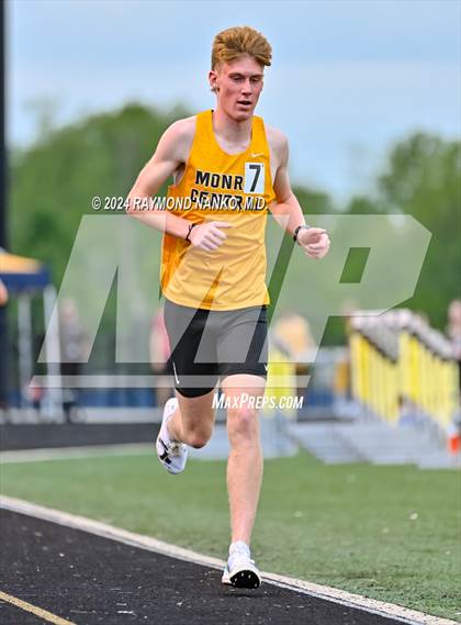 Thumbnail 2 in IHSAA Delta Sectionals (3200 Meter)  photogallery.