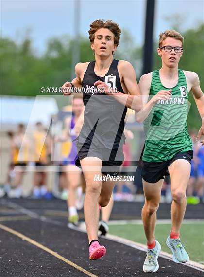 Thumbnail 1 in IHSAA Delta Sectionals (3200 Meter)  photogallery.