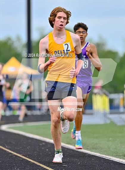 Thumbnail 1 in IHSAA Delta Sectionals (3200 Meter)  photogallery.