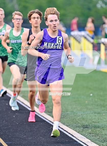Thumbnail 2 in IHSAA Delta Sectionals (3200 Meter)  photogallery.