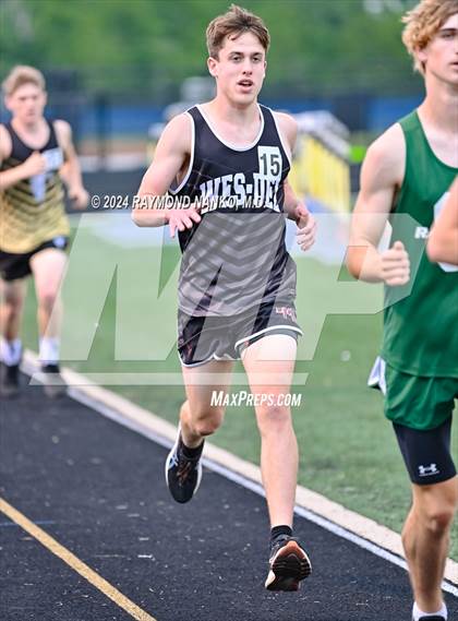 Thumbnail 3 in IHSAA Delta Sectionals (3200 Meter)  photogallery.