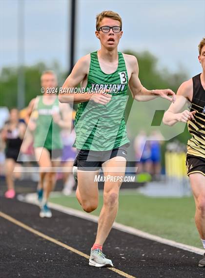 Thumbnail 2 in IHSAA Delta Sectionals (3200 Meter)  photogallery.