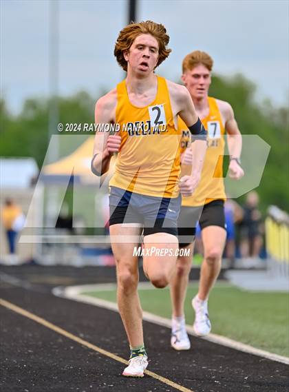 Thumbnail 1 in IHSAA Delta Sectionals (3200 Meter)  photogallery.