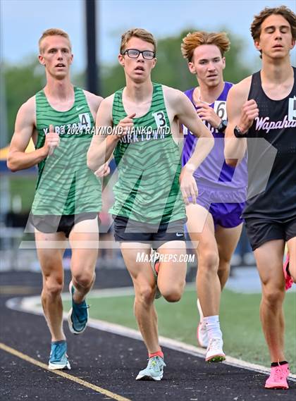 Thumbnail 1 in IHSAA Delta Sectionals (3200 Meter)  photogallery.