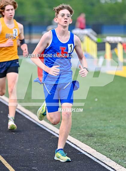 Thumbnail 3 in IHSAA Delta Sectionals (3200 Meter)  photogallery.