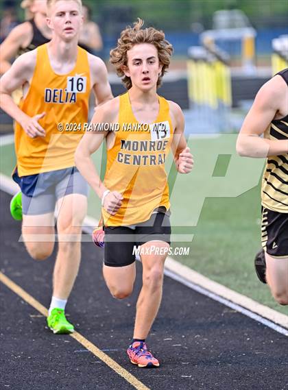 Thumbnail 1 in IHSAA Delta Sectionals (3200 Meter)  photogallery.