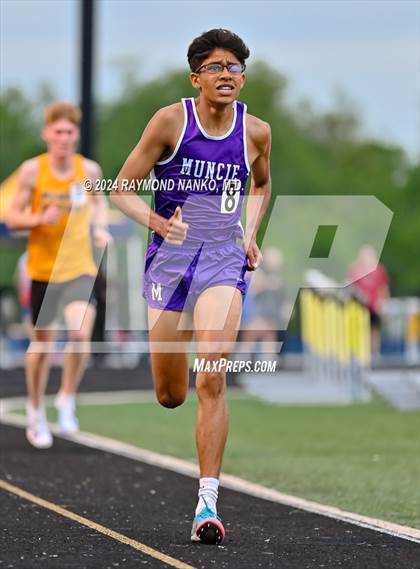 Thumbnail 1 in IHSAA Delta Sectionals (3200 Meter)  photogallery.