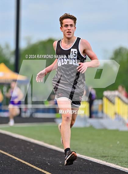 Thumbnail 1 in IHSAA Delta Sectionals (3200 Meter)  photogallery.