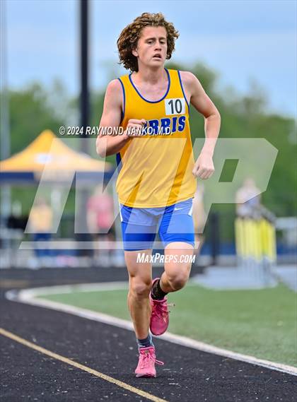 Thumbnail 1 in IHSAA Delta Sectionals (3200 Meter)  photogallery.