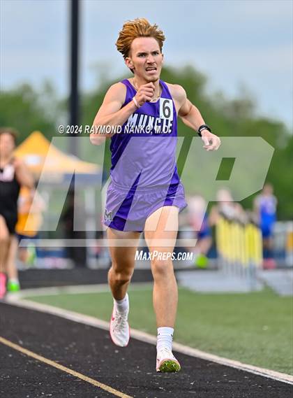 Thumbnail 2 in IHSAA Delta Sectionals (3200 Meter)  photogallery.