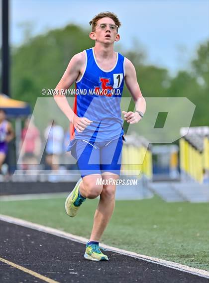 Thumbnail 2 in IHSAA Delta Sectionals (3200 Meter)  photogallery.