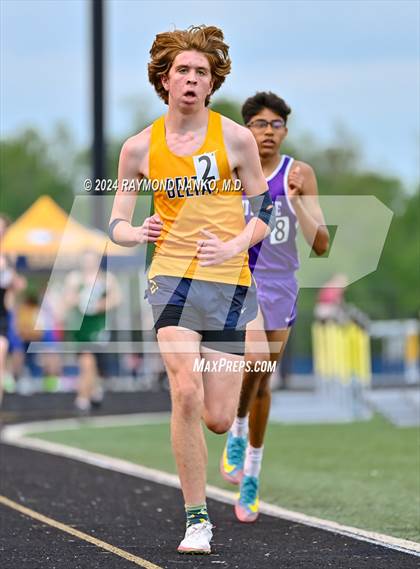 Thumbnail 3 in IHSAA Delta Sectionals (3200 Meter)  photogallery.