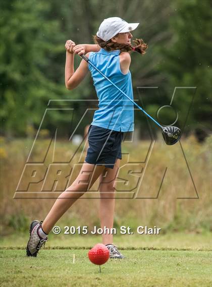 Thumbnail 3 in TSSAA Class AAA Girls Golf Championships (Day 1) photogallery.