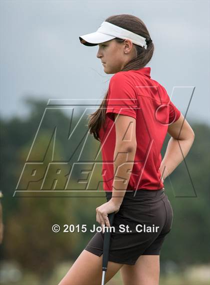 Thumbnail 1 in TSSAA Class AAA Girls Golf Championships (Day 1) photogallery.