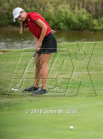 Thumbnail 2 in TSSAA Class AAA Girls Golf Championships (Day 1) photogallery.