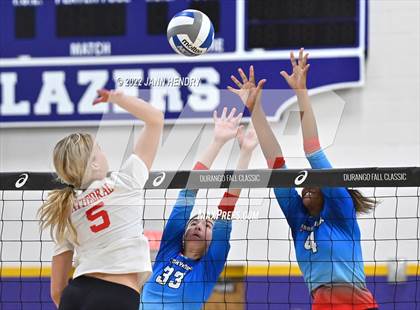 Thumbnail 1 in Cathedral Catholic vs. Marymount (Durango Fall Classic) photogallery.