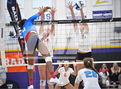 Thumbnail 3 in Cathedral Catholic vs. Marymount (Durango Fall Classic) photogallery.