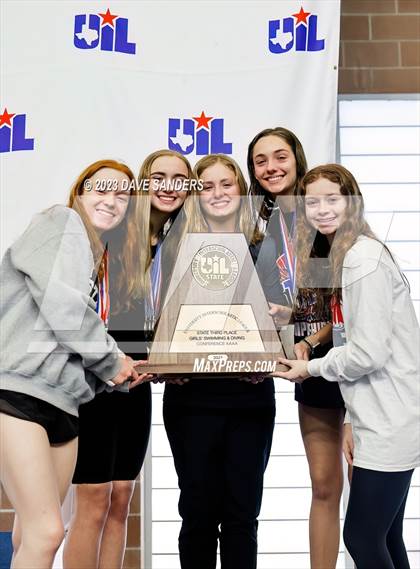 Thumbnail 2 in UIL 4A State Varsity Swim & Dive Finals photogallery.