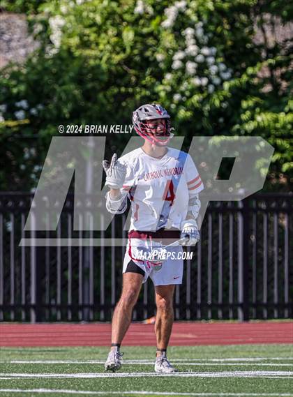Thumbnail 3 in Catholic Memorial vs Franklin (MIAA Division 1 Round of 16) photogallery.