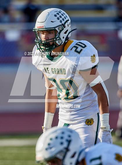 Thumbnail 2 in Woodland Christian vs. Le Grand (CIF SJS D7 Final) photogallery.