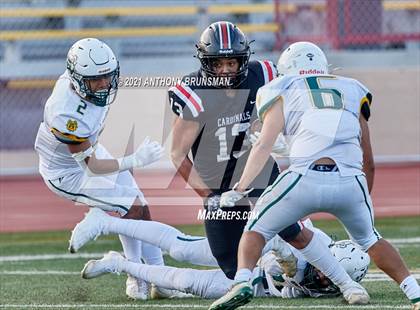 Thumbnail 2 in Woodland Christian vs. Le Grand (CIF SJS D7 Final) photogallery.