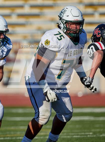 Thumbnail 1 in Woodland Christian vs. Le Grand (CIF SJS D7 Final) photogallery.