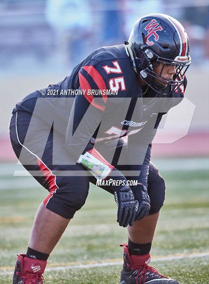 Thumbnail 2 in Woodland Christian vs. Le Grand (CIF SJS D7 Final) photogallery.