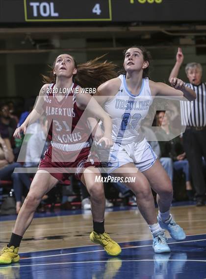 Thumbnail 1 in Ursuline vs. Albertus Magnus (Section 1 Class AA Semifinal) photogallery.