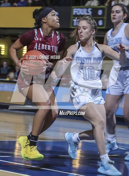 Thumbnail 2 in Ursuline vs. Albertus Magnus (Section 1 Class AA Semifinal) photogallery.