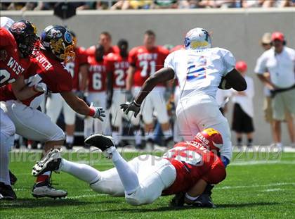 Thumbnail 2 in Michigan HS Football Coaches Association All-Star Game photogallery.