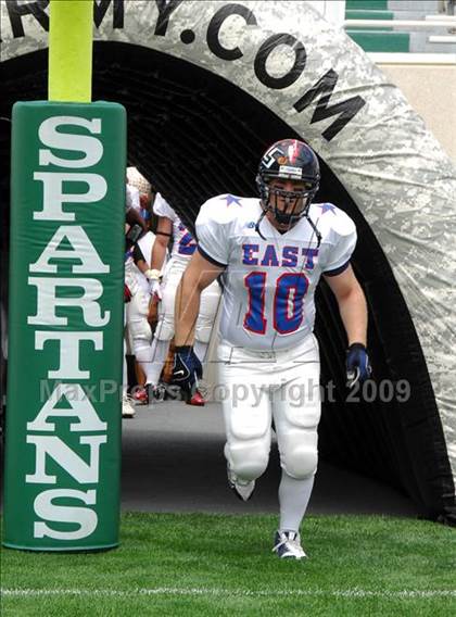 Thumbnail 1 in Michigan HS Football Coaches Association All-Star Game photogallery.