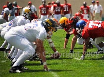 Thumbnail 3 in Michigan HS Football Coaches Association All-Star Game photogallery.