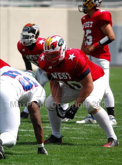 Thumbnail 1 in Michigan HS Football Coaches Association All-Star Game photogallery.