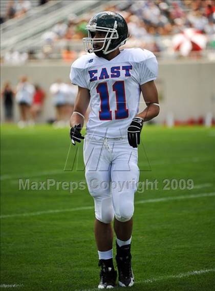 Thumbnail 3 in Michigan HS Football Coaches Association All-Star Game photogallery.