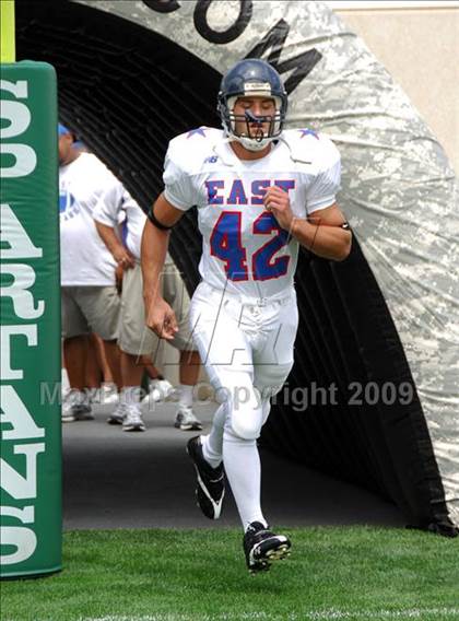Thumbnail 2 in Michigan HS Football Coaches Association All-Star Game photogallery.