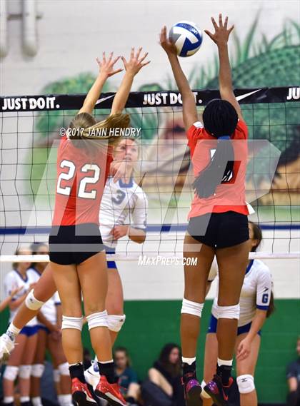 Thumbnail 1 in Village Christian vs. Pleasant Grove (Durango Fall Classic) photogallery.